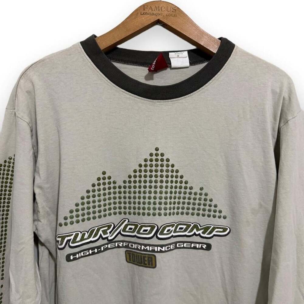 Vintage Tower Clothing Long Sleeve Graphic Tee Size M